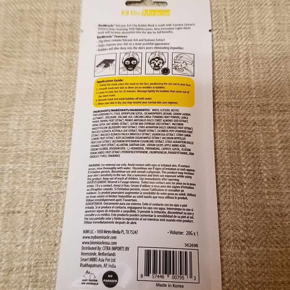 🆕️BioMiracle Bubble Masks (Set of 2) - Picture 2 of 4